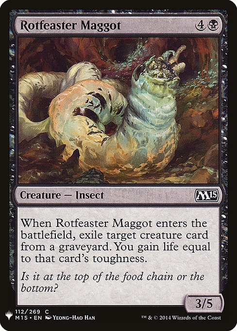 Rotfeaster Maggot [Mystery Booster #0758] (M15-C)