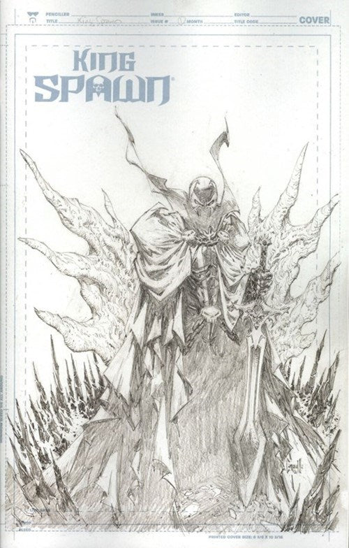 King Spawn (2021 Series) #1 CVR RI (9.0) Retail Variant (Raw Cover)