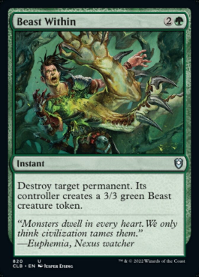 Beast Within [#820 Commander Decks] (CLB-U)