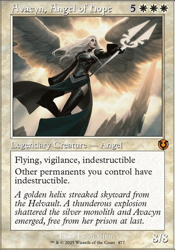 Avacyn, Angel of Hope [ #0477 Retro Frame ] (INR-M-FOIL)