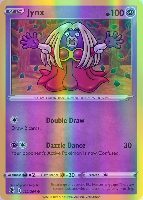 Jynx - 112/264 (SWSH08) Common - Near Mint Reverse Holofoil