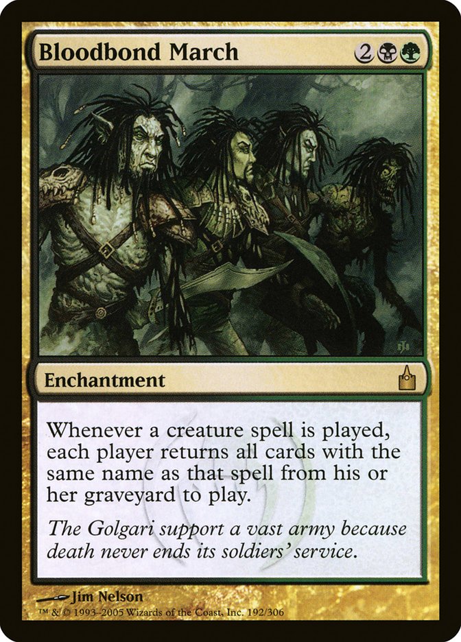 Bloodbond March (RAV-R) Moderate play