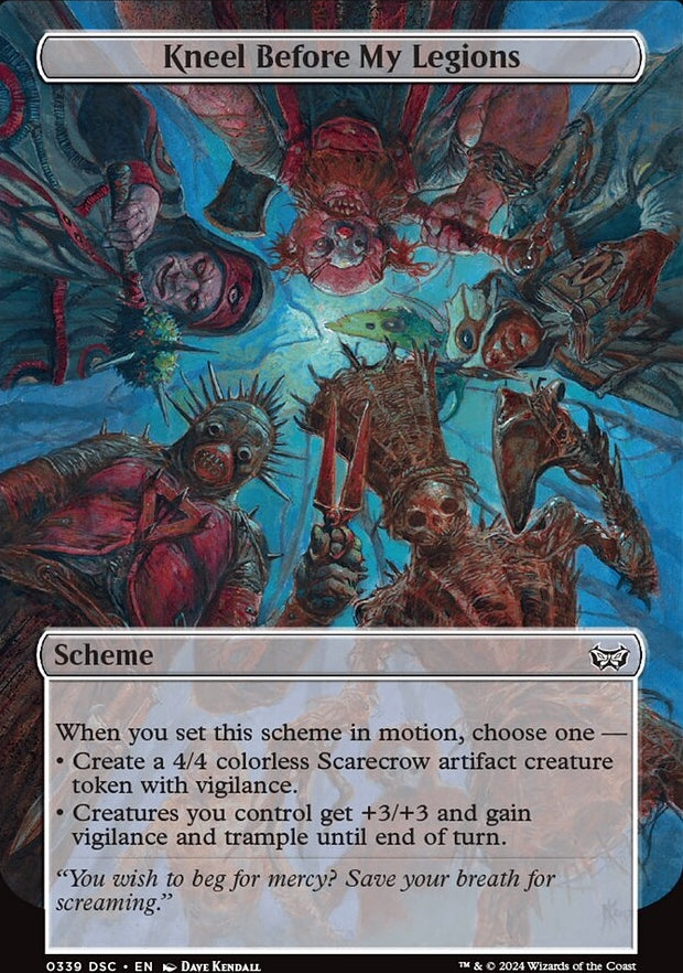 Kneel Before My Legions [#0339 Scheme] (DSC-C-FOIL)