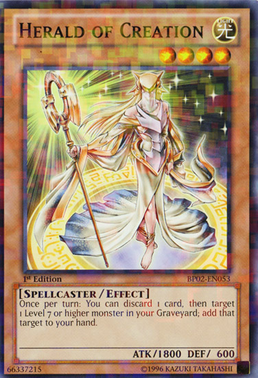 Herald of Creation (Mosaic Rare) (BP02-EN053) Mosaic Rare - Near Mint 1st Edition