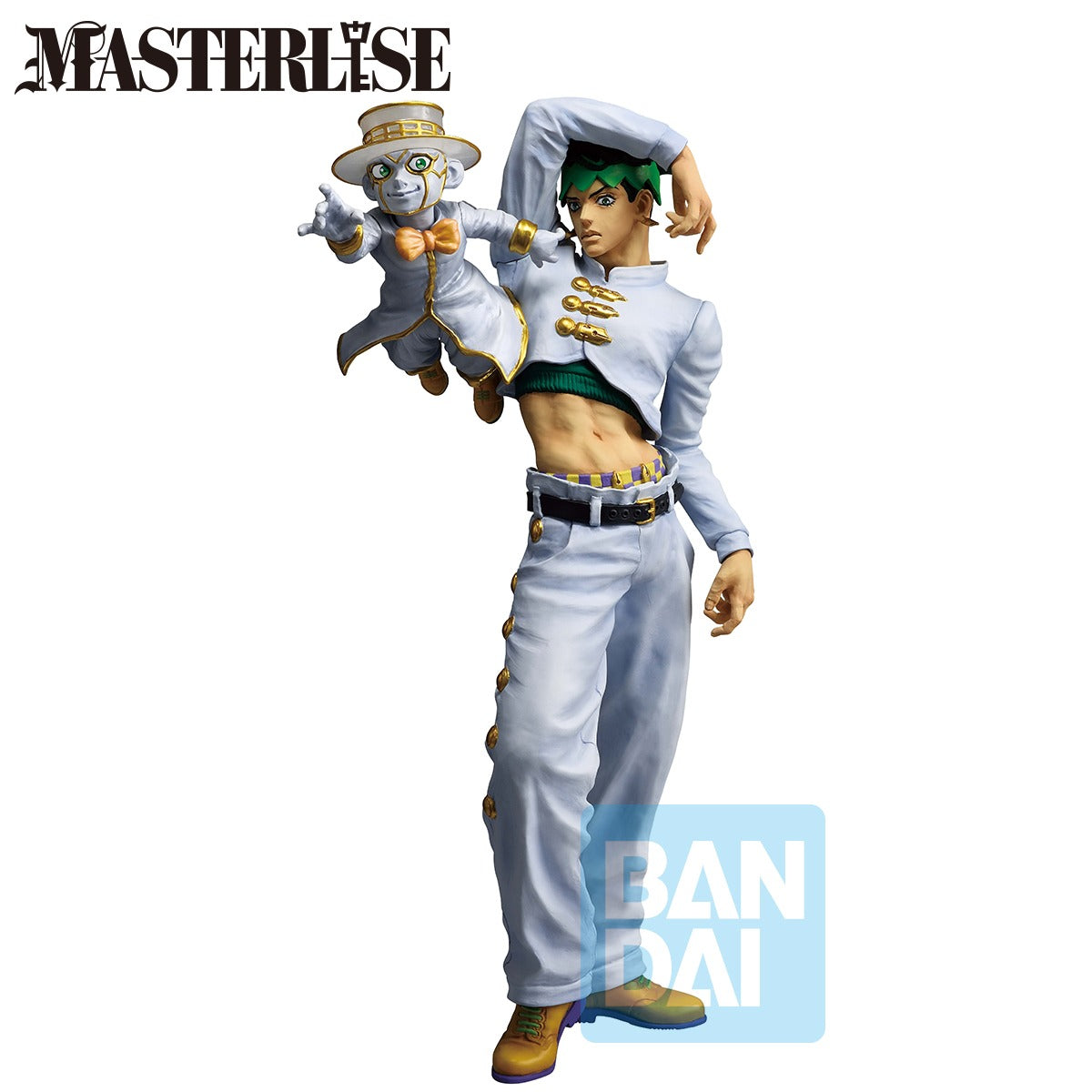 Bandai Spirits Ichibansho Masterlise Figure: JoJo's Bizarre Adventure: Diamond Is Unbreakable - Rohan Kishibe & Heaven's Door (-Stand Rush!-)