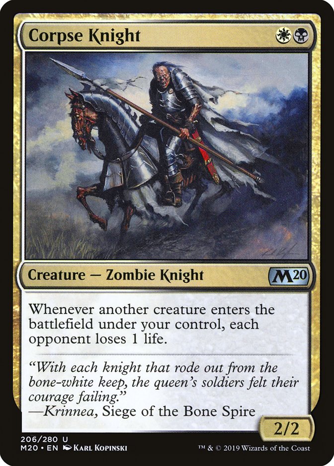 Corpse Knight (M20-U-FOIL)