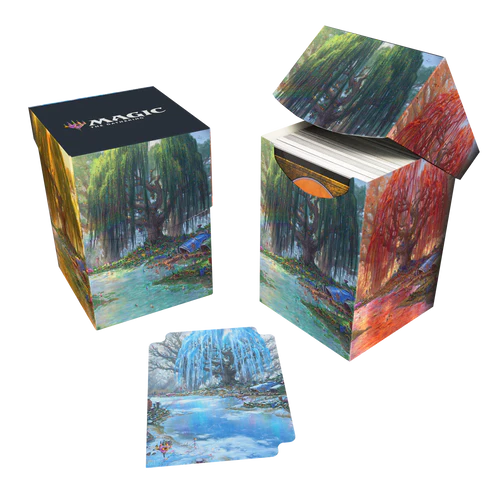 Ultra-PRO: Deck Box 100 + - MTG: Bloomburrow - Season Lands: Three Tree City (Summer) (38531)