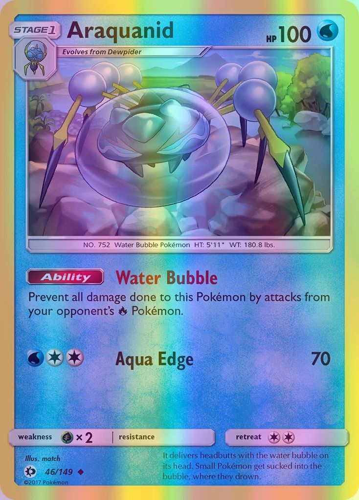Araquanid - 046/149 (SM01) Uncommon - Near Mint Reverse Holofoil