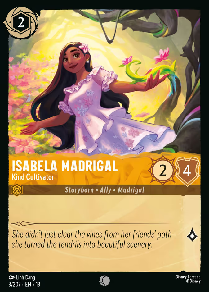 Isabela Madrigal - Kind Cultivator (003/204 - Attack of the Vine!) Common