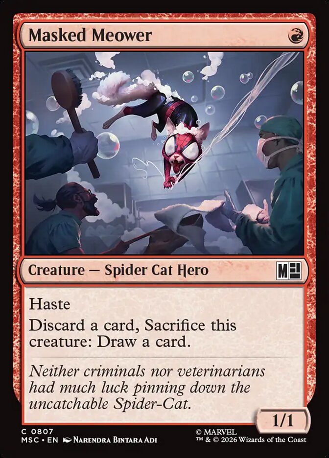 Masked Meower [ #0807 ] (MSC-C)