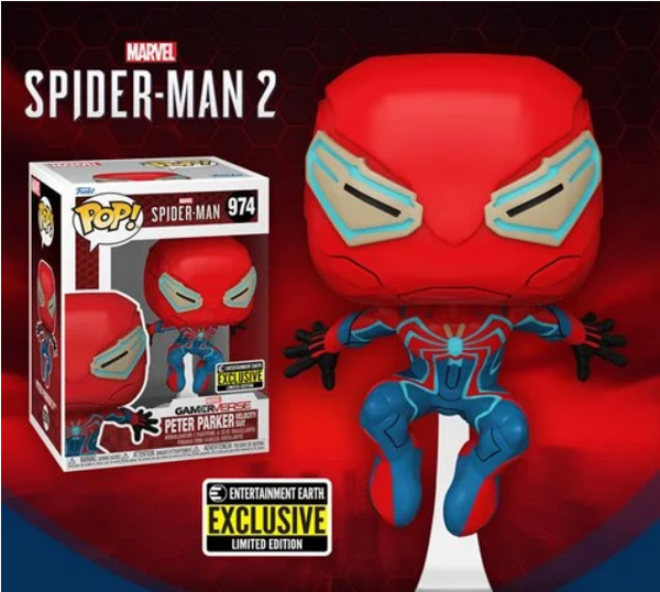 POP Figure: Marvel Spider Man #0974 - Peter Parker Velocity Suit (EE)