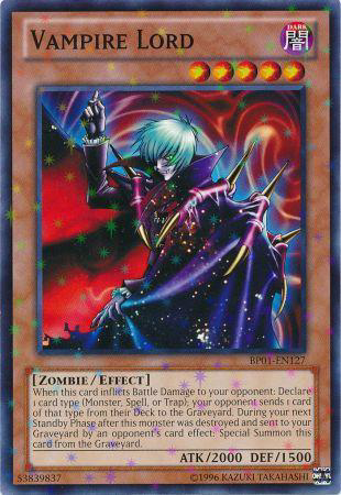 Vampire Lord (Starfoil) (BP01-EN127) Starfoil Rare - Near Mint Unlimited