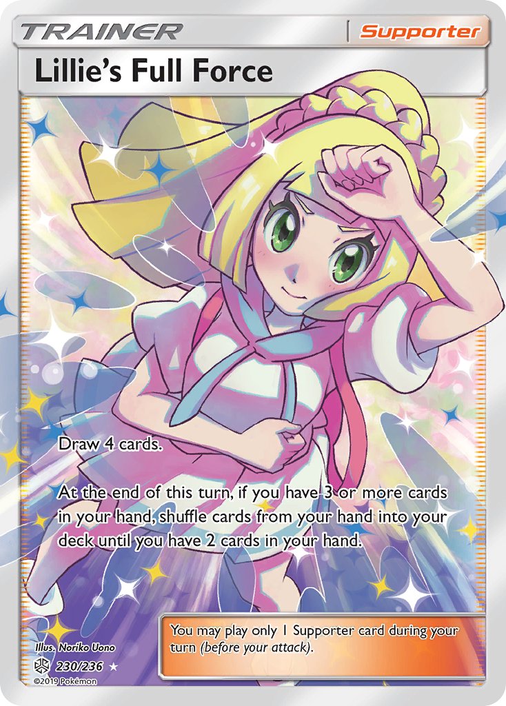 Lillie's Full Force (Full Art) - 230/236 (CEC) Ultra Rare - Near Mint Holofoil