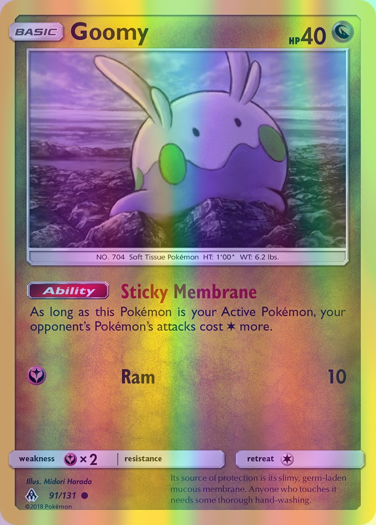 Goomy - 091/131 (FLI) Common - Near Mint Reverse Holofoil