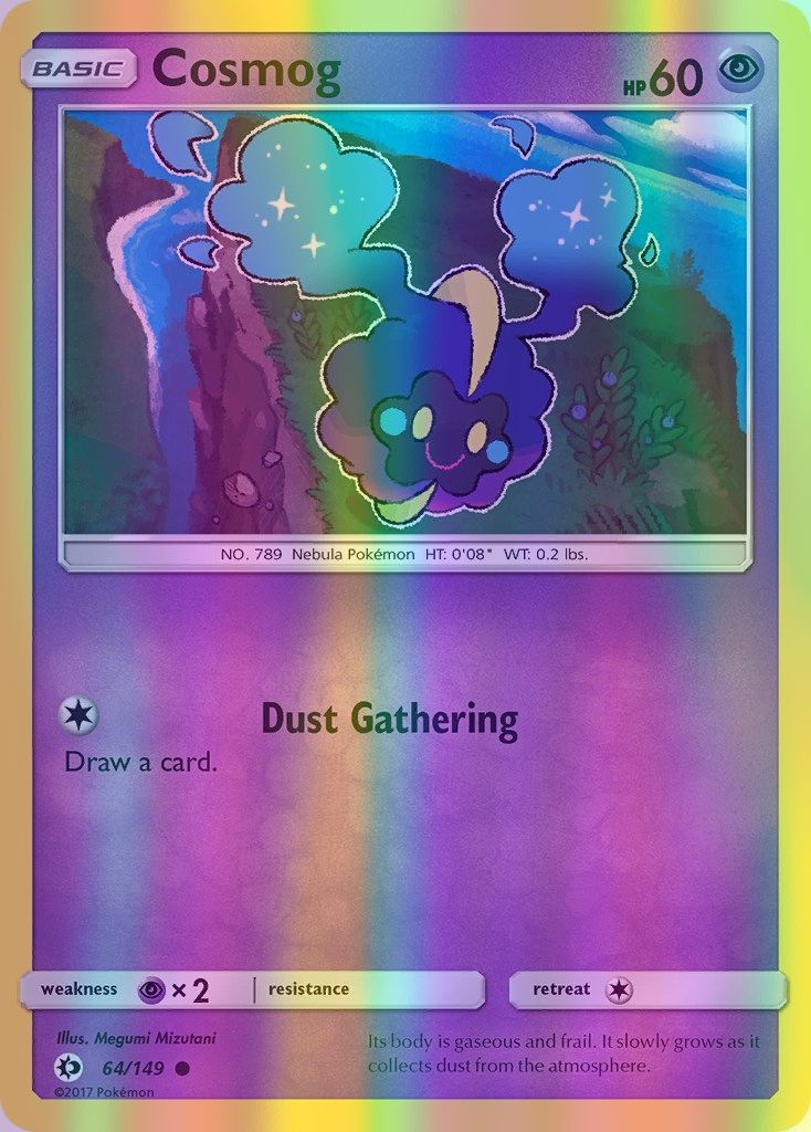 Cosmog - 064/149 (SM01) Common - Near Mint Reverse Holofoil