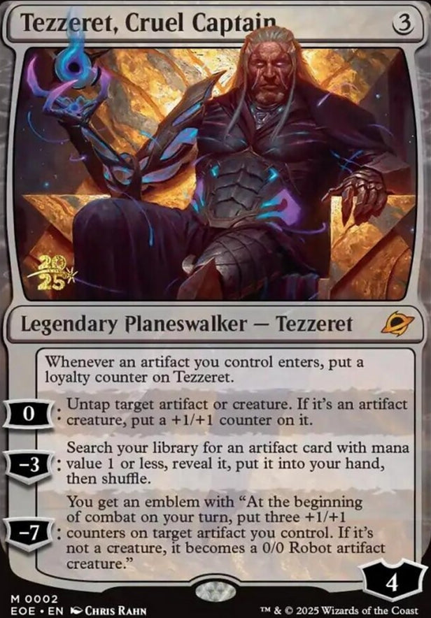 Tezzeret, Cruel Captain [ #0002 ] (EOE-M)