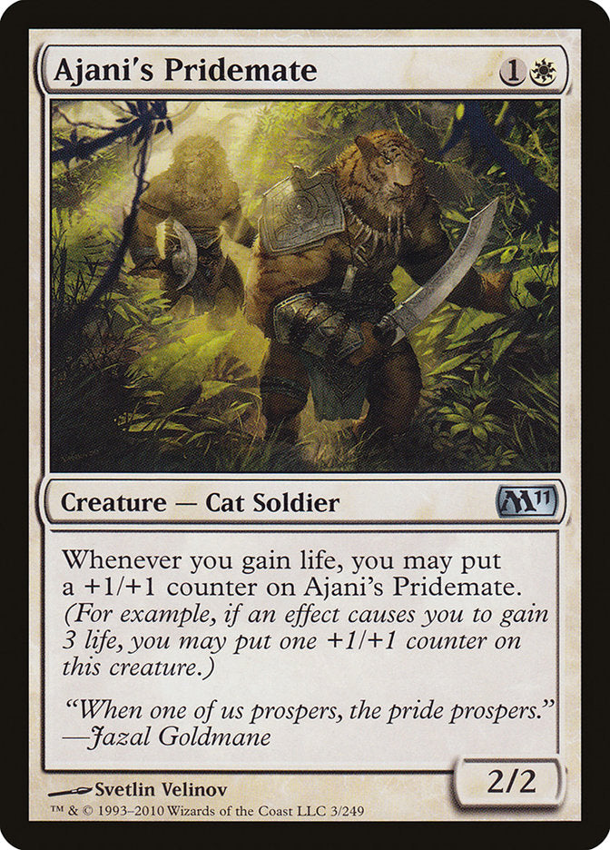 Ajani's Pridemate (M11-U-FOIL)