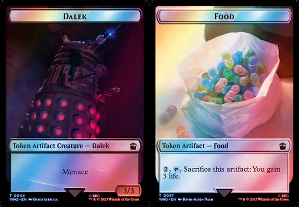 Dalek [#0044] // Food [#0057] (WHO-T-Surge Foil)