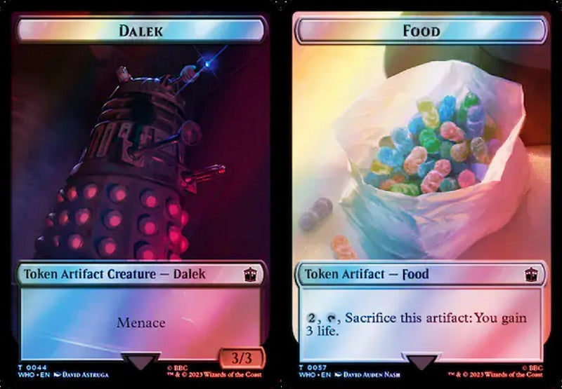 Dalek [#0044] // Food [#0057] (WHO-T-Surge Foil)