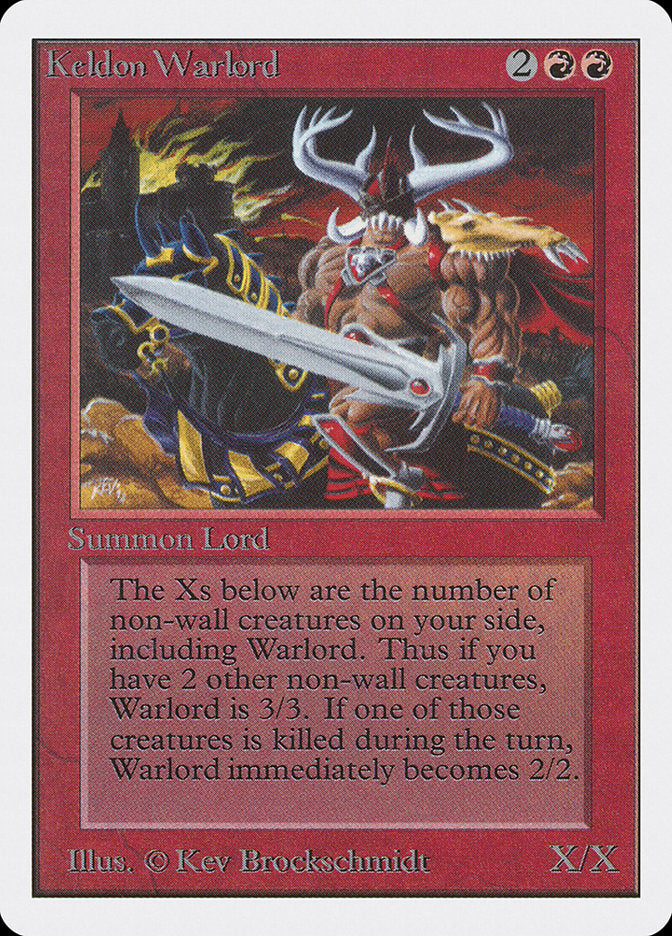 Keldon Warlord (2ED-U) Damaged