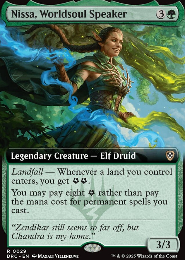 Nissa, Worldsoul Speaker [ #0029 Extended Art ] (DRC-R)