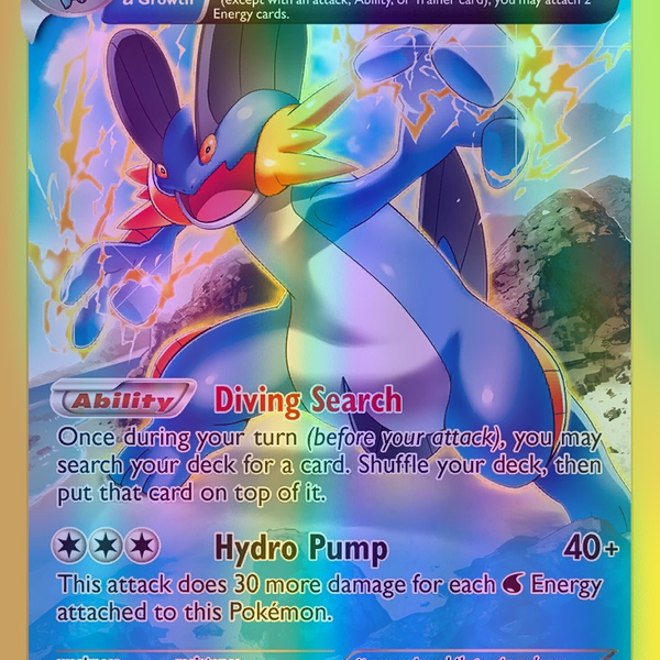 Swampert (Alpha) - 036/160 (PRC) Holo Rare