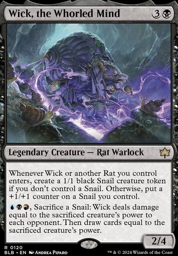 Wick, the Whorled Mind [#0120] (BLB-R-FOIL)