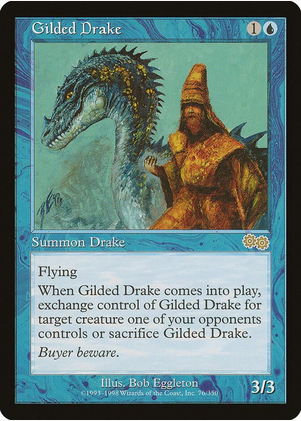 Gilded Drake (USG-R) Light Play
