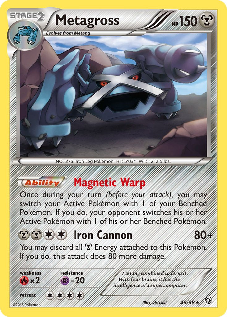 Metagross - 049/098 (AOR) Rare - Near Mint