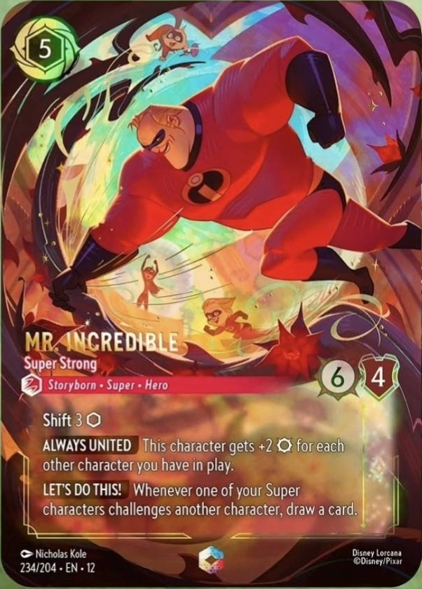 Mr. Incredible - Super Strong (Wilds Unknown - 234/204) Enchanted