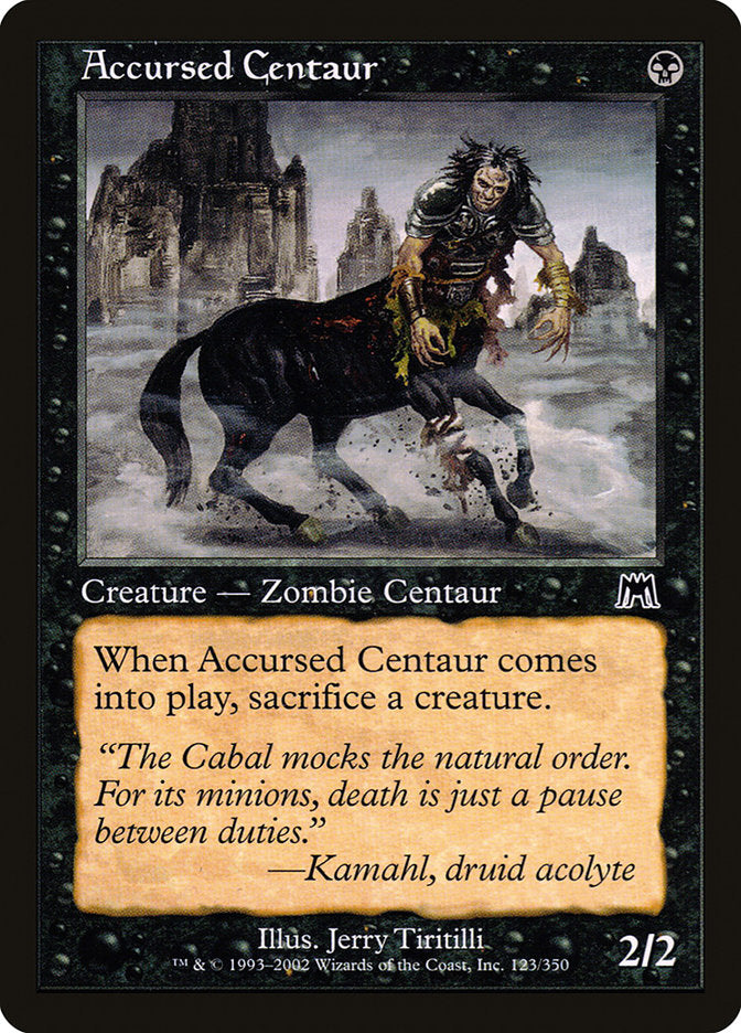 Accursed Centaur (ONS-C-FOIL)