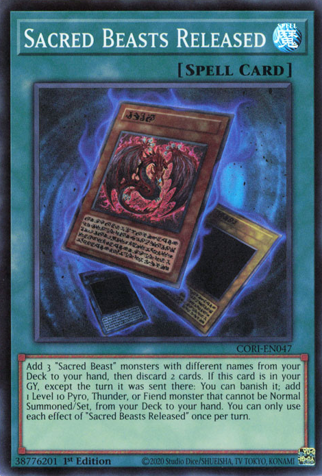 Sacred Beasts Released (CORI-EN047)