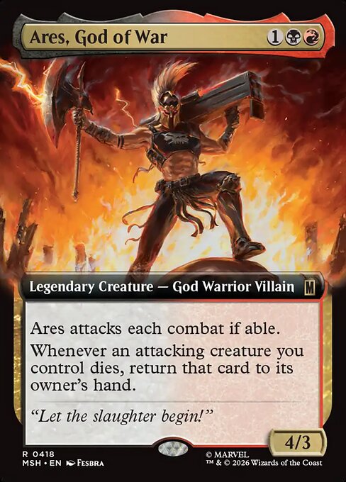 Ares, God of War [ #0418 Extended Art ] (MSH-R)