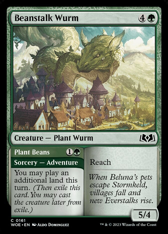 Beanstalk Wurm // Plant Beans [#0161] (WOE-C)