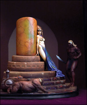 Reel Arts / Dark Horse: Frazetta - Egyptian Queen Statue (219/2000)