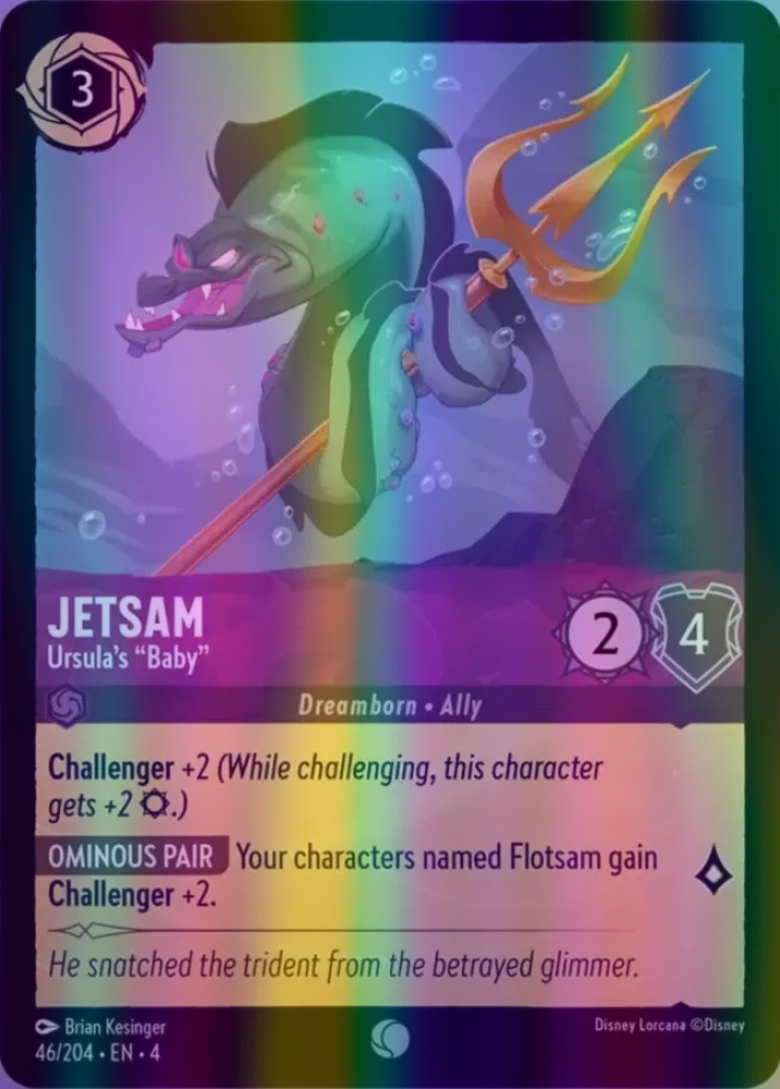 Jetsam - Ursula's "Baby" (Ursula's Return 046/204) Common - Near Mint Cold Foil