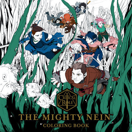 CRITICAL ROLE THE MIGHTY NEIN COLORING BOOK TP