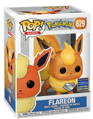 POP Figure: Pokemon #0629 - Flareon (Funko 2021 Wondrous Convention Limited Edition)