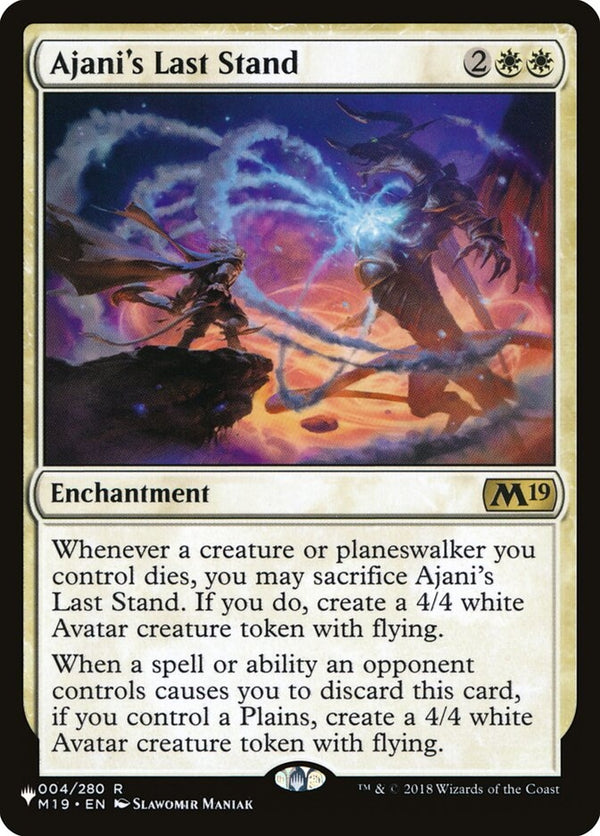 Ajani's Last Stand (M19-R-LIST)