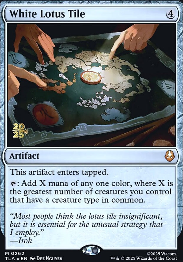White Lotus Tile [ #0262 ] (TLA-M)