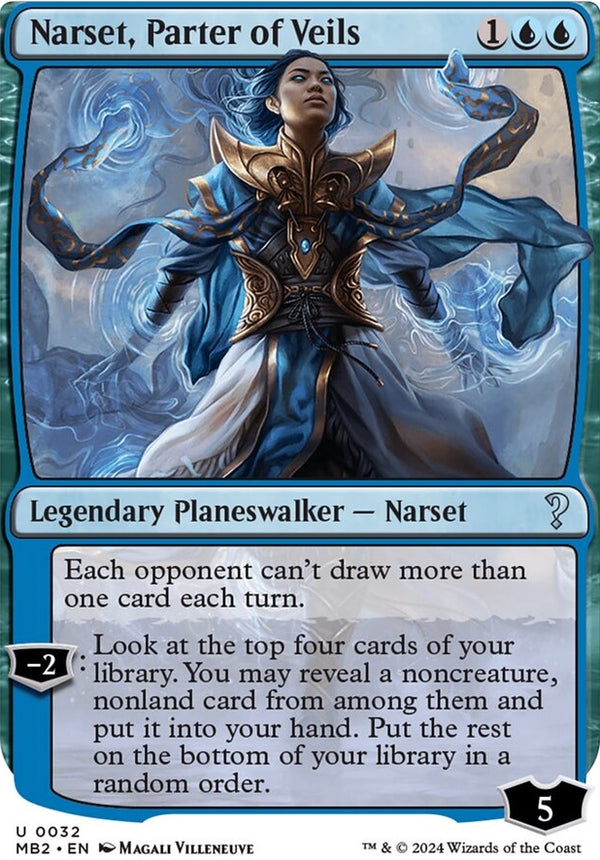 Narset, Parter of Veils [#0032 White-Border] (MB2-U)