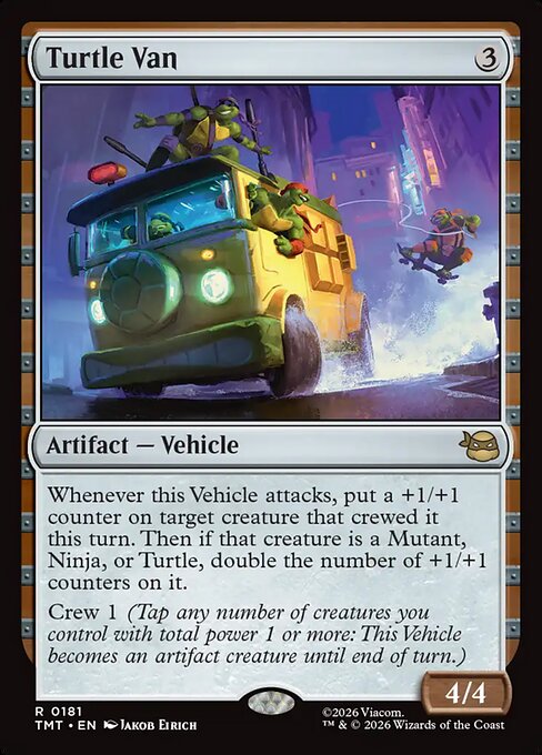 Turtle Van [ #0181 ] (TMT-R)