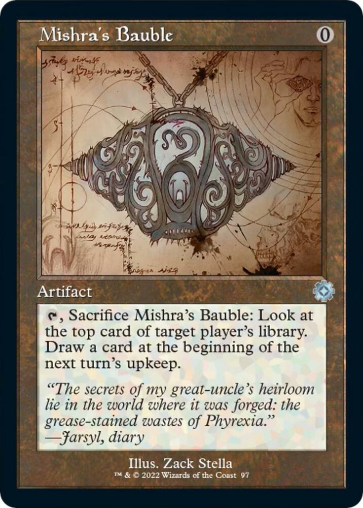 Mishra's Bauble [#97 Schematic] (BRR-U-FOIL)