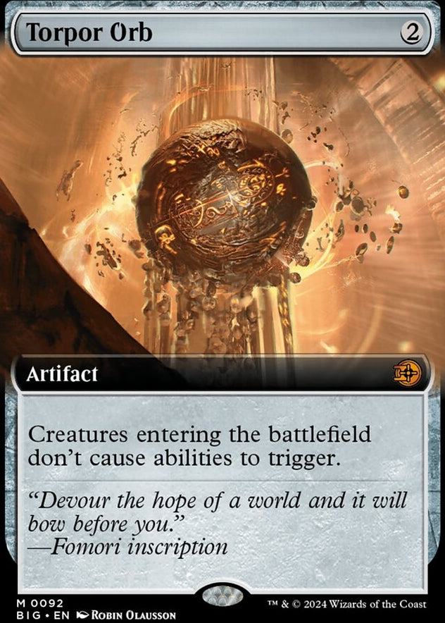 Torpor Orb [#0092 Extended Art] (BIG-M)
