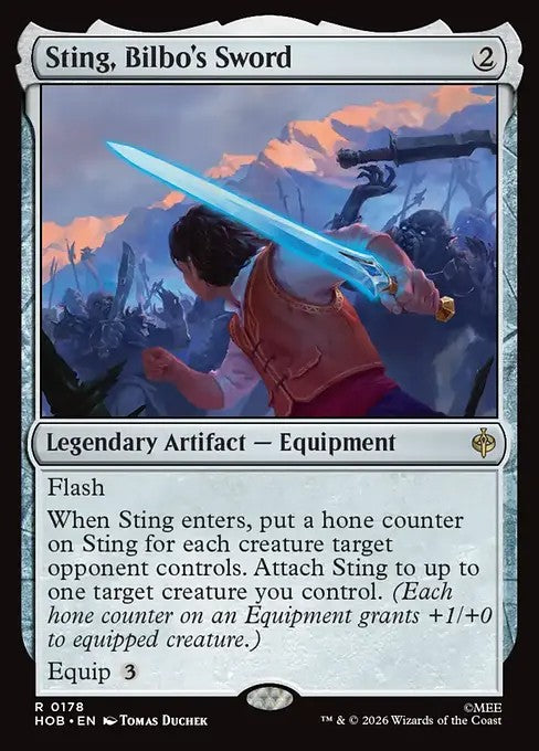 Sting, Bilbo's Sword [ #0178 ] (HOB-R)