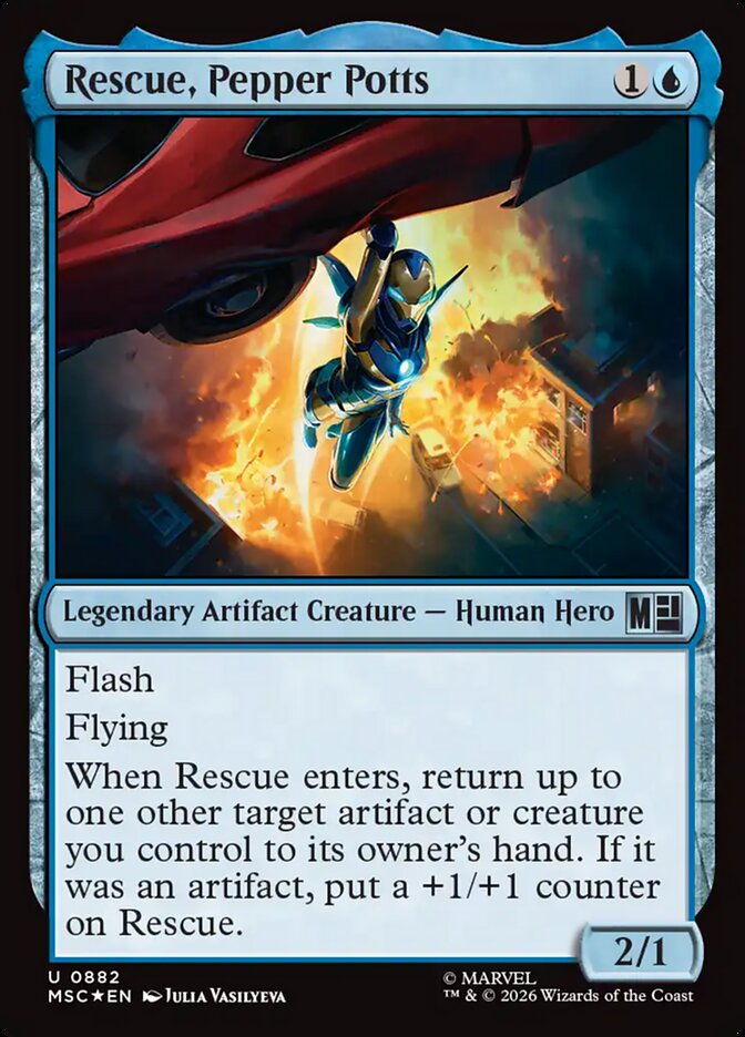 Rescue, Pepper Potts [ #0882 Surge Foil ] (MSC-U)