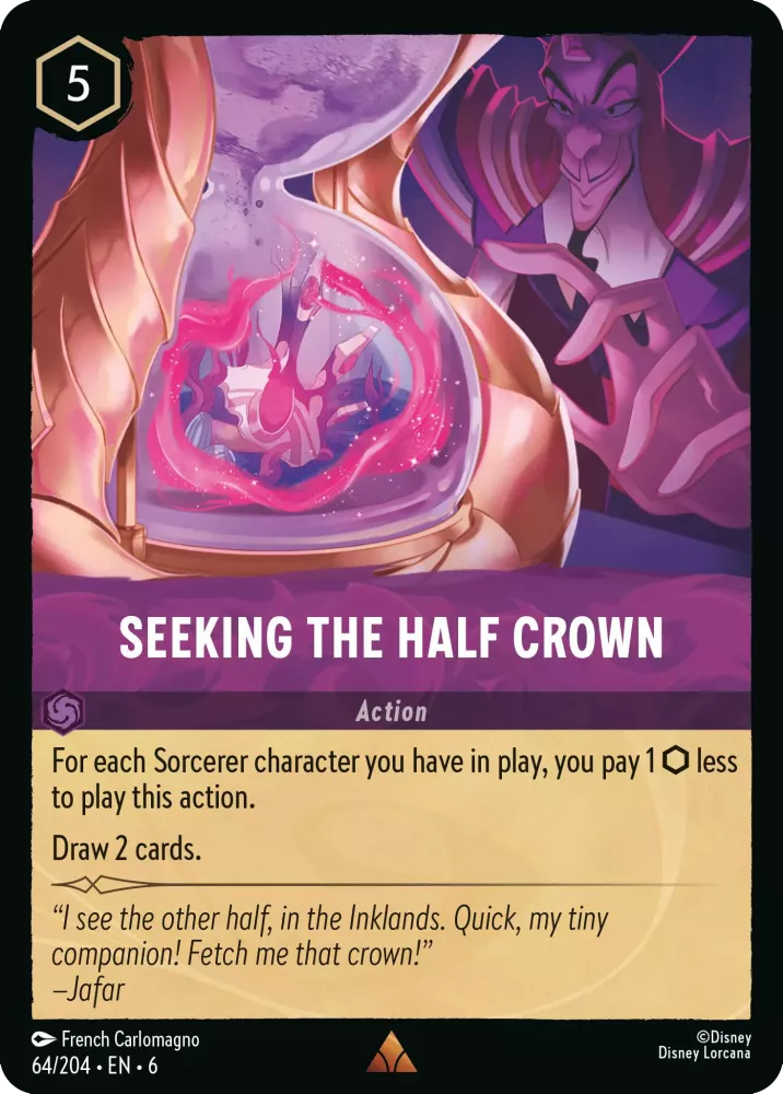 Seeking the Half Crown (Azurite Sea 064/204) Rare - Near Mint
