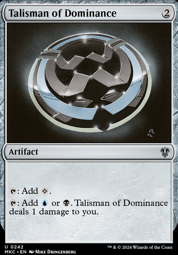 Talisman of Dominance [#0242] (MKC-U)