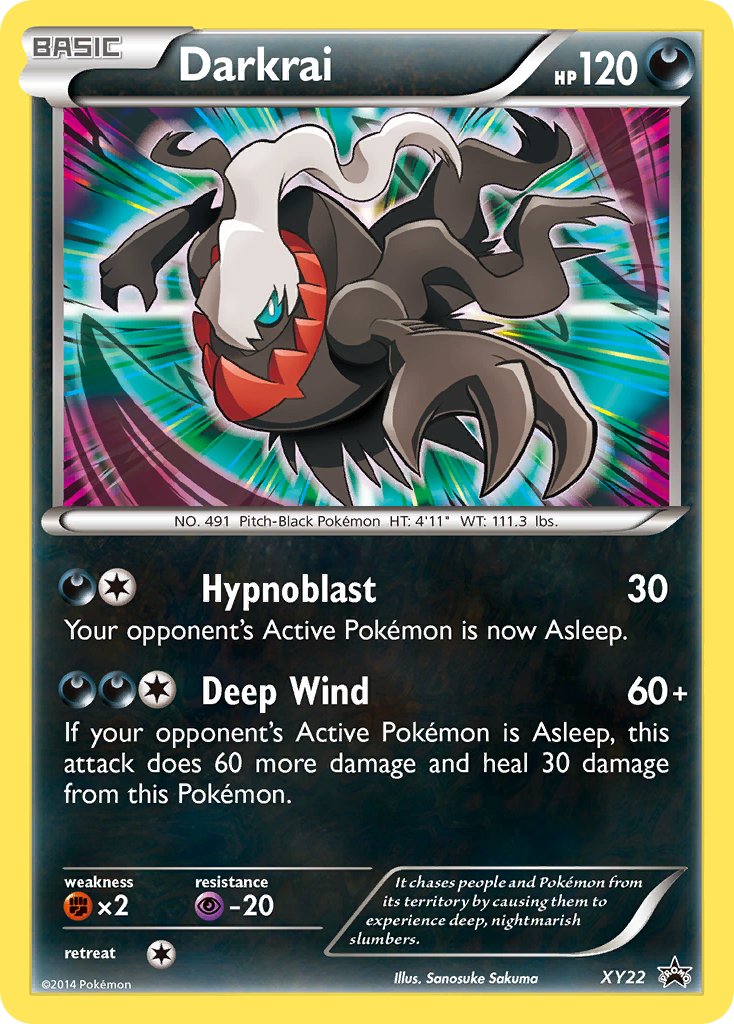 Darkrai - XY22 (XY:PR) Promo - Near Mint Holofoil
