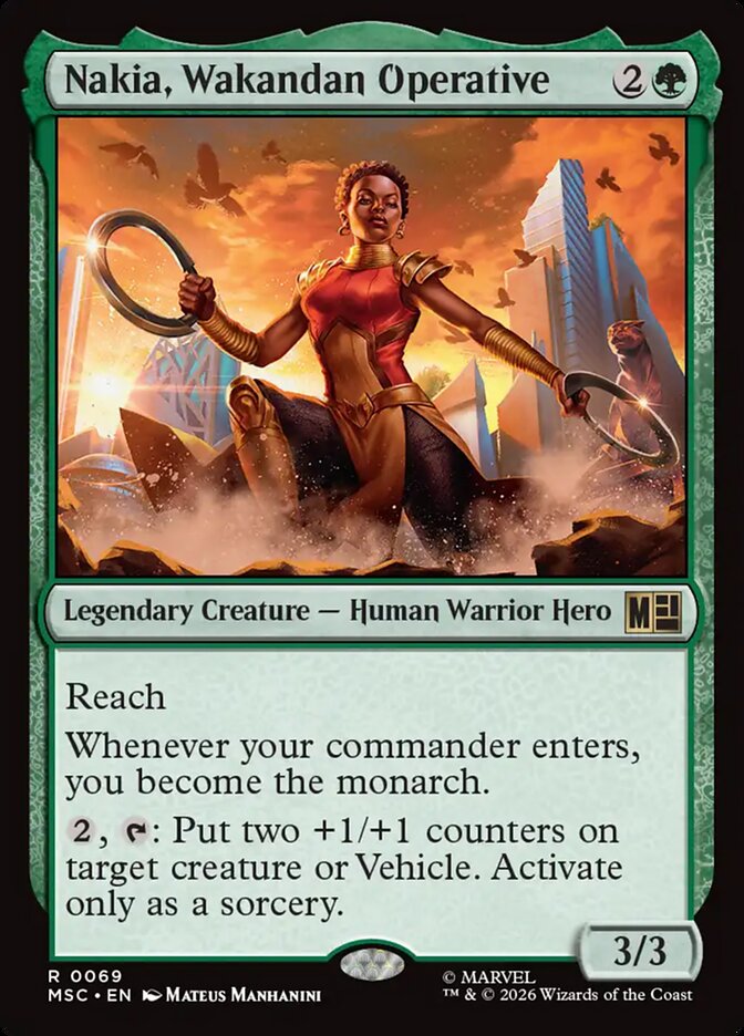 Nakia, Wakandan Operative [ #0069 ] (MSC-R)